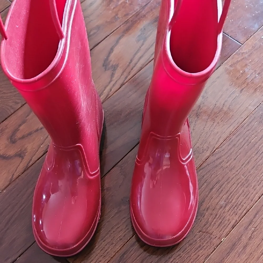 SeaDoo Kids Red Rain Boots - Picture 5 of 13